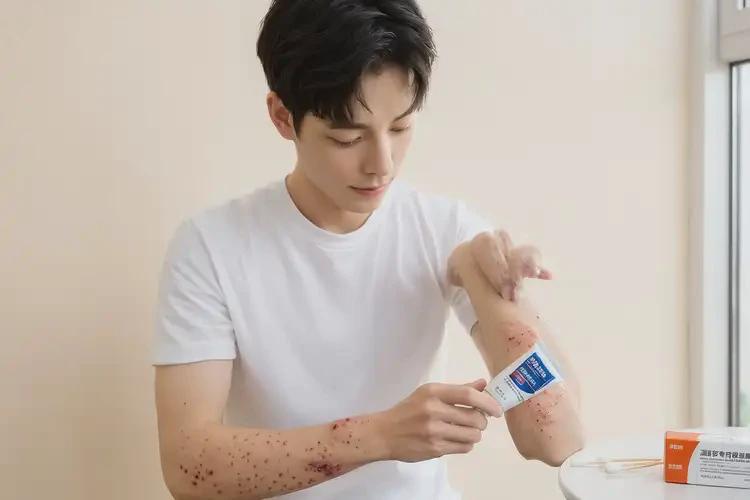 青年人手臂上偶爾長濕疹能夠徹底治愈嗎(圖2)