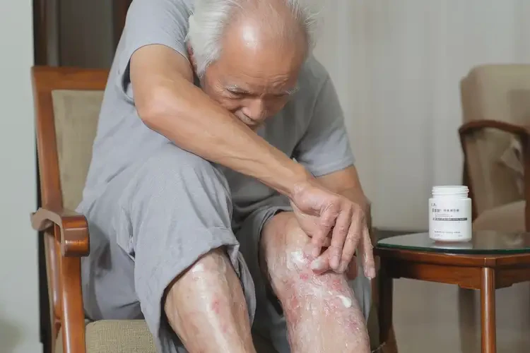 高齡老人大腿容易長濕疹可不可以徹底自愈(圖3)
