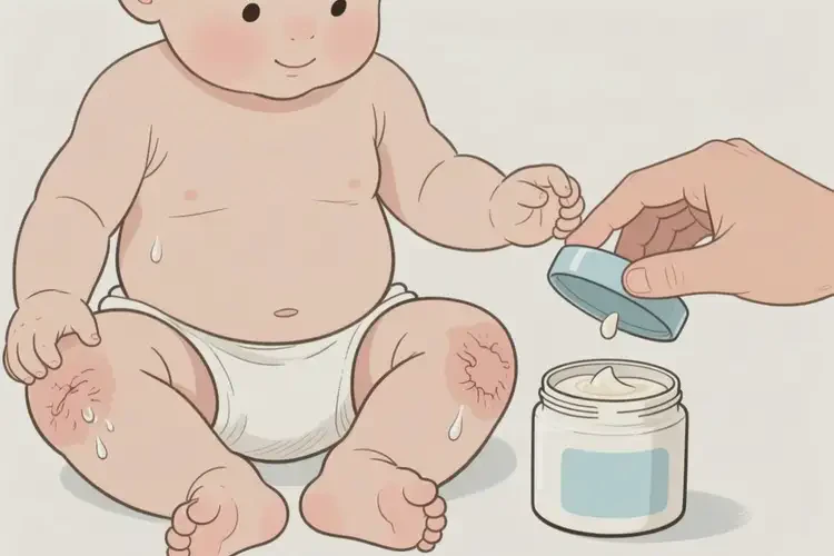 嬰兒大腿容易長濕疹不管它會自己好嗎(圖2)
