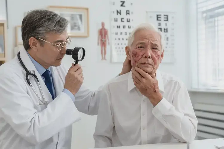 高齡老人臉上偶爾起濕疹能不能根治(圖3)