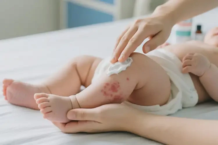 嬰兒大腿容易長濕疹不管它會自己好嗎(圖4)