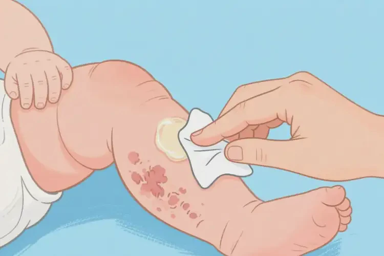 嬰幼兒大腿上偶爾起濕疹能夠徹底治愈嗎(圖4)