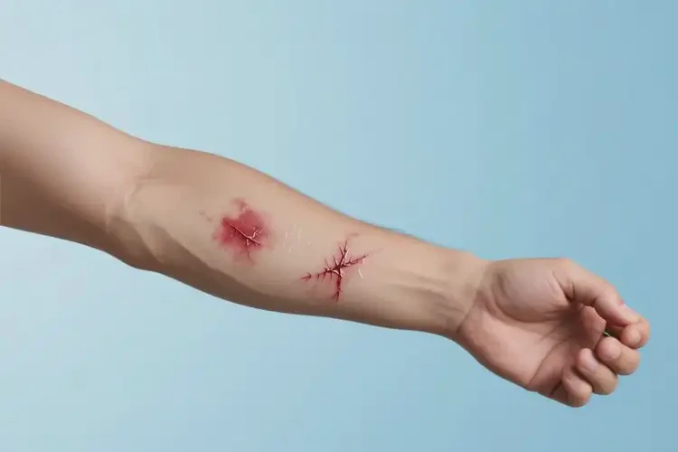 男人手臂容易起濕疹不管它會自己好嗎(圖2)