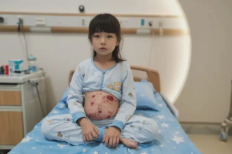 小孩肚子經(jīng)常長濕疹不管它會自己好嗎(圖2)