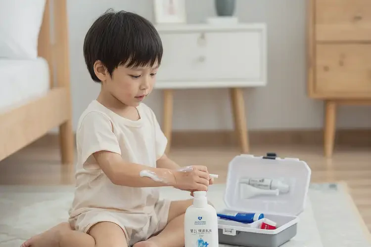 小兒四肢偶爾長濕疹不管它會自己自愈嗎(圖3)