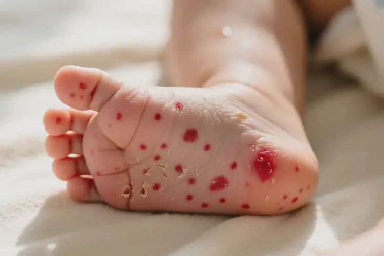 寶寶腳上出濕疹不管它會自己自愈嗎(圖4)