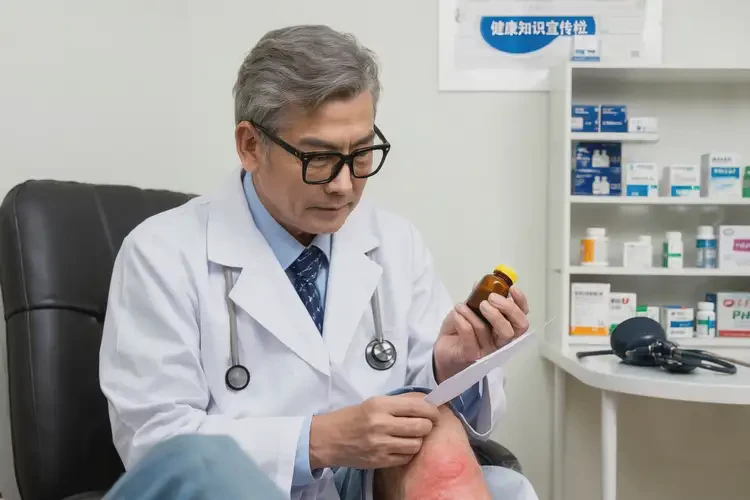 高齡老人大腿上有濕疹不管它會(huì)自己自愈嗎(圖2)