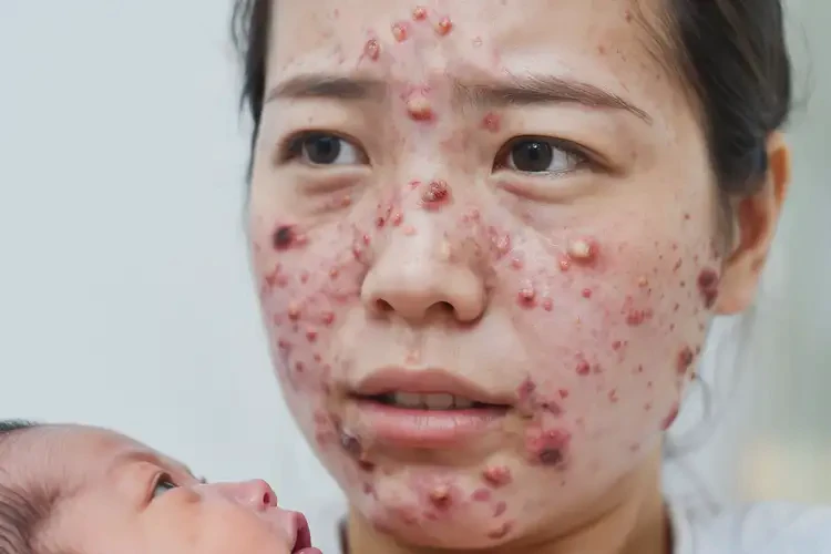 產(chǎn)婦臉上有濕疹可不可以徹底自愈(圖4)