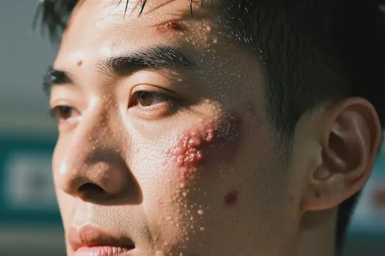 男人臉上偶爾長(zhǎng)濕疹不管它會(huì)自己痊愈嗎(圖3)