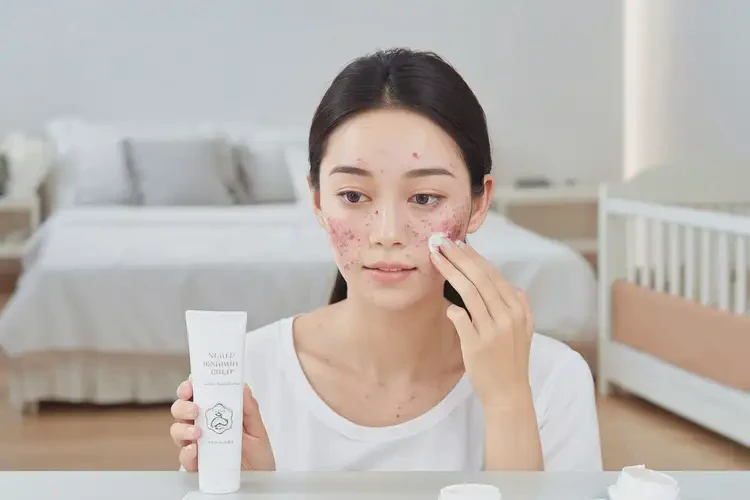 哺乳期妈妈面部有湿疹不管它会自己好吗(图3)