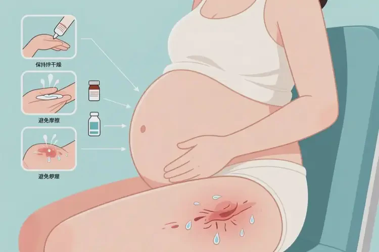 產(chǎn)婦屁股上經(jīng)常長(zhǎng)濕疹可以徹底自愈嗎(圖1)