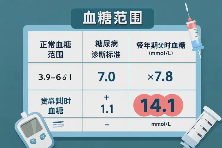 更年期女性早餐血糖14點1是糖尿病嗎(圖1)