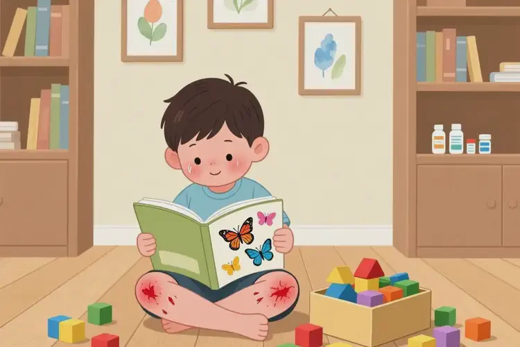 兒童身上偶爾長濕疹能靠自己自愈嗎(圖1)