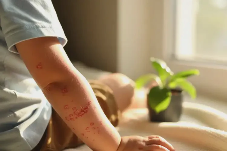 孩子身上偶爾長(zhǎng)濕疹不管它會(huì)自己好嗎(圖4)