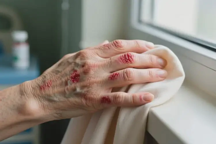 女人身上出现湿疹不管它会自己好吗(图2)