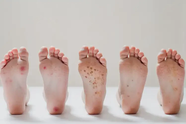 孩子腳上有濕疹可以徹底自愈嗎(圖1)