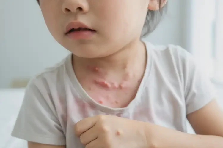 少兒脖子上長(zhǎng)濕疹能夠徹底治愈嗎(圖2)