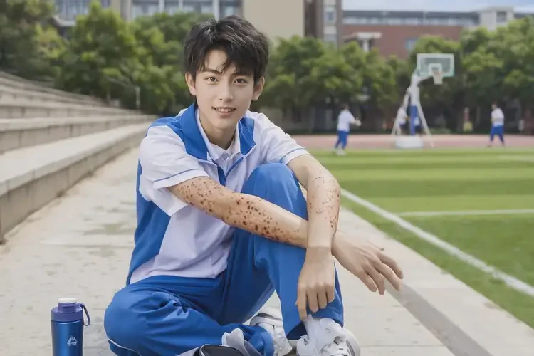 中學生身上經(jīng)常起濕疹不管它會自己自愈嗎(圖1)