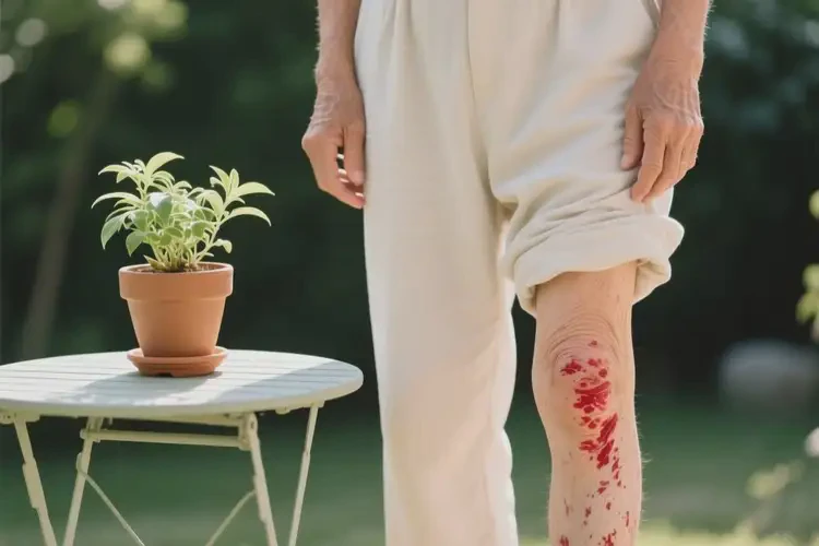 高齡老人大腿出現(xiàn)濕疹能徹底自愈嗎(圖2)