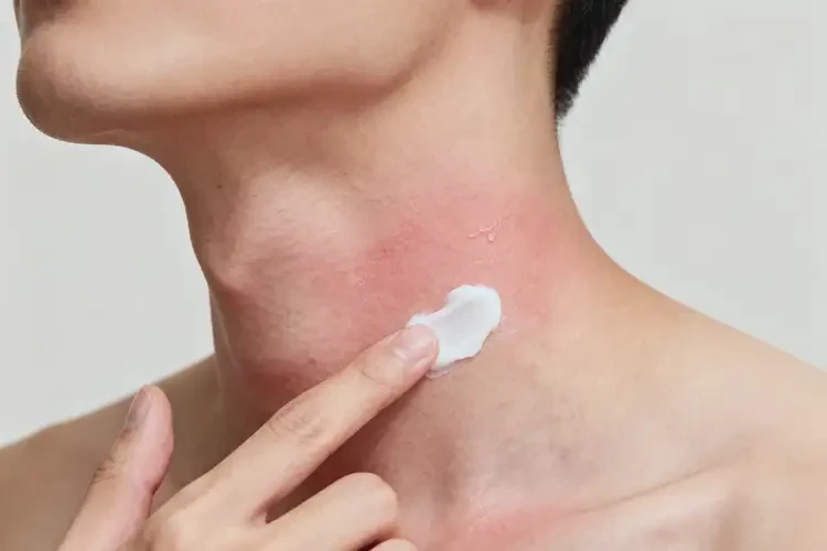 男生脖子上偶爾起濕疹能靠自己自愈嗎(圖2)