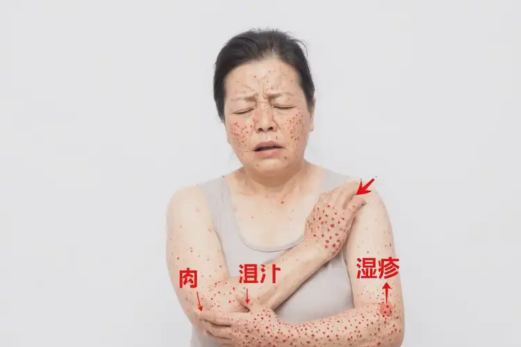 女人全身出現(xiàn)濕疹可以徹底自愈嗎(圖4)