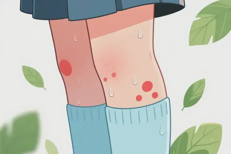 小學(xué)生大腿上偶爾長濕疹能靠自己自愈嗎(圖3)