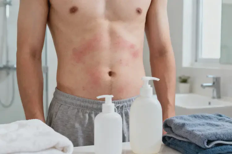 青年人肚子上容易長(zhǎng)濕疹不管它會(huì)自己痊愈嗎(圖1)