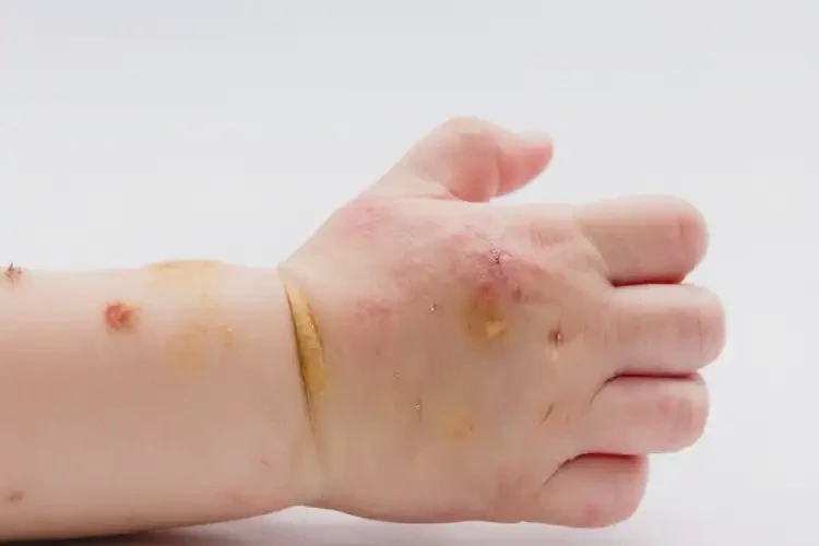 孩子手上經(jīng)常起濕疹不管它會自己好嗎(圖3)