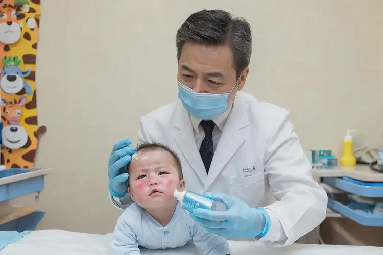 婴儿面部起湿疹不管它会自己自愈吗(图3)