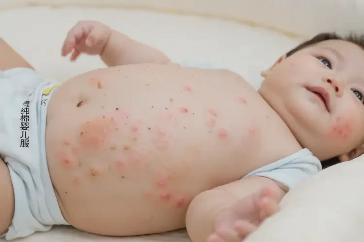 嬰兒肚子上長濕疹能徹底自愈嗎(圖2)