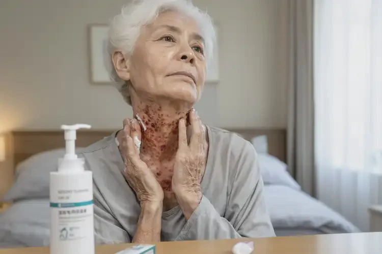 老年人脖子上長濕疹不管它會自己好嗎(圖2)