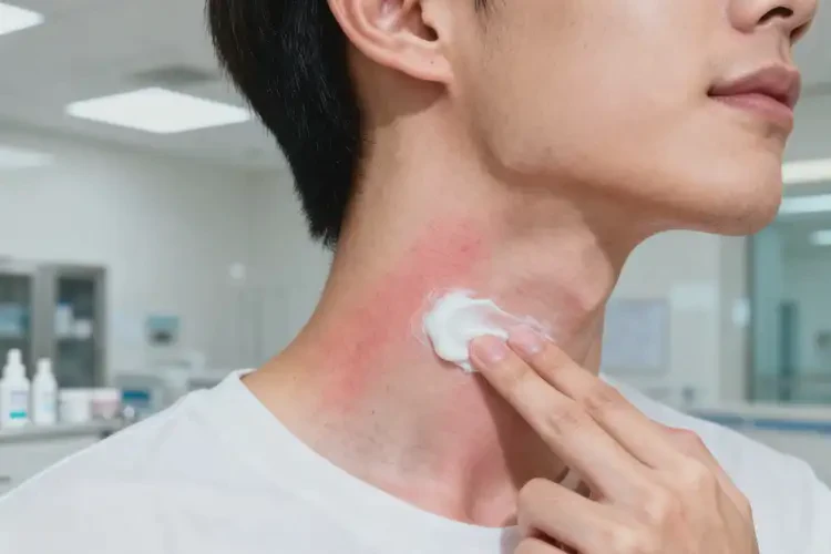 青年人脖子起濕疹不管它會(huì)自己自愈嗎(圖3)