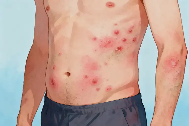 男人肚子有濕疹能夠徹底治愈嗎(圖4)