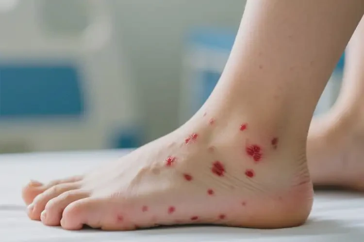 女生腳上有濕疹能徹底自愈嗎(圖2)