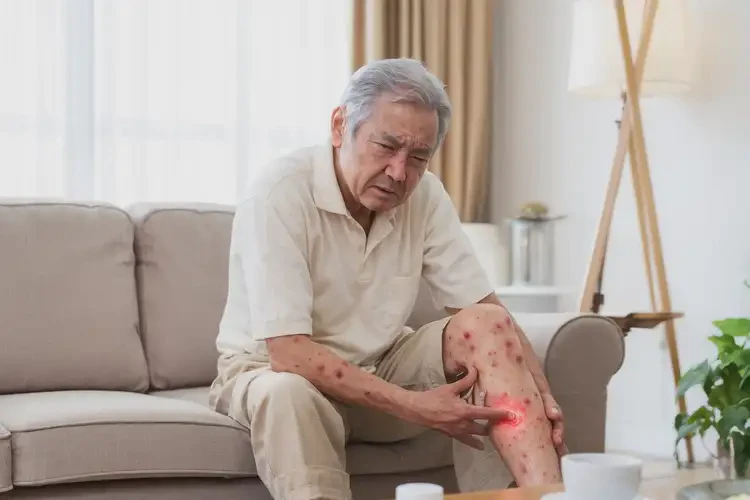 老人四肢偶爾起濕疹不管它會(huì)自己好嗎(圖3)