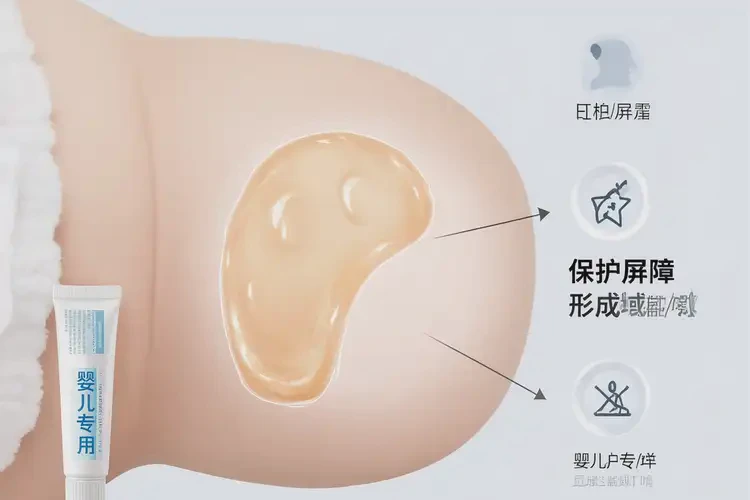 嬰幼兒屁股上長濕疹不管它會自己痊愈嗎(圖1)