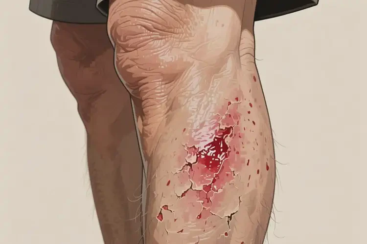 老年人大腿起濕疹不管它會(huì)自己痊愈嗎(圖4)