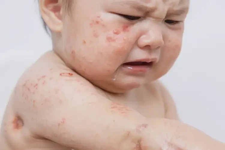 婴儿身上出湿疹可以彻底自愈吗(图4)