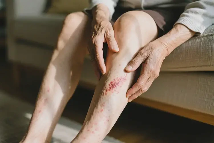 老年人小腿上經(jīng)常長(zhǎng)濕疹不管它會(huì)自己好嗎(圖2)