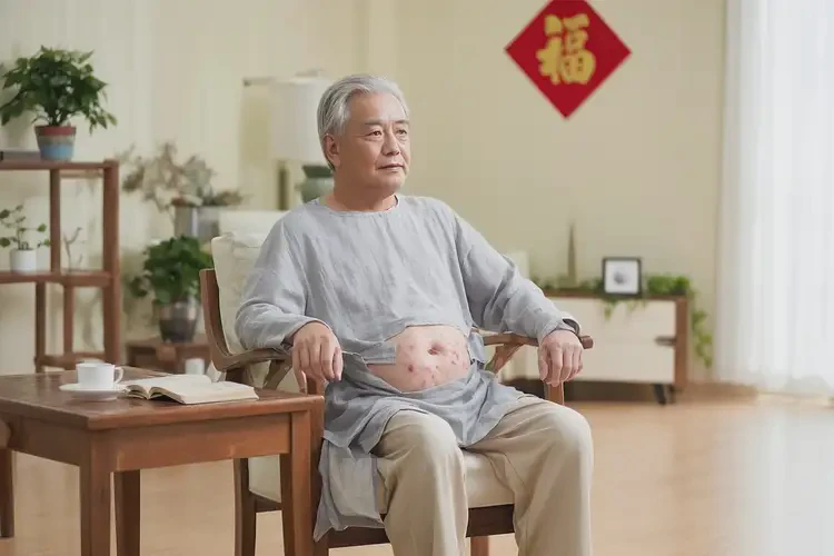 老年人肚子上出现湿疹能彻底自愈吗(图1)