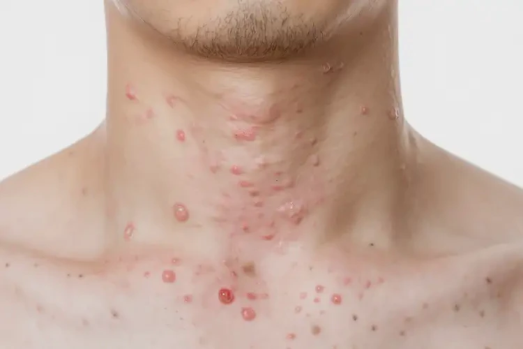 男生脖子上出現(xiàn)濕疹不管它會(huì)自己好嗎(圖3)