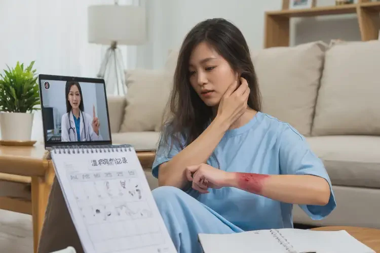 产妇手臂经常起湿疹可不可以彻底自愈(图1)