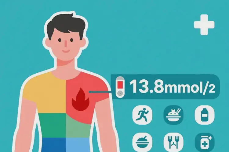 年輕人晚上血糖13點8是怎么回事(圖1)