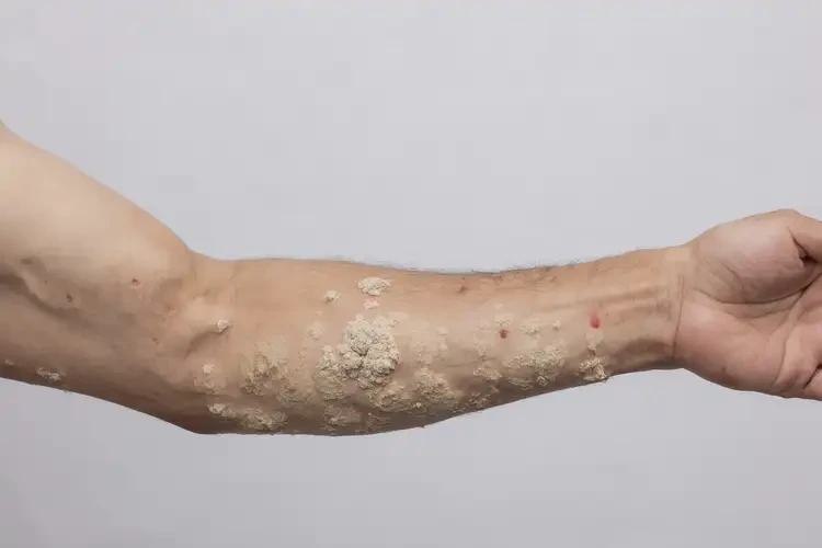 青年人手臂長濕疹能不能徹底自愈(圖2)