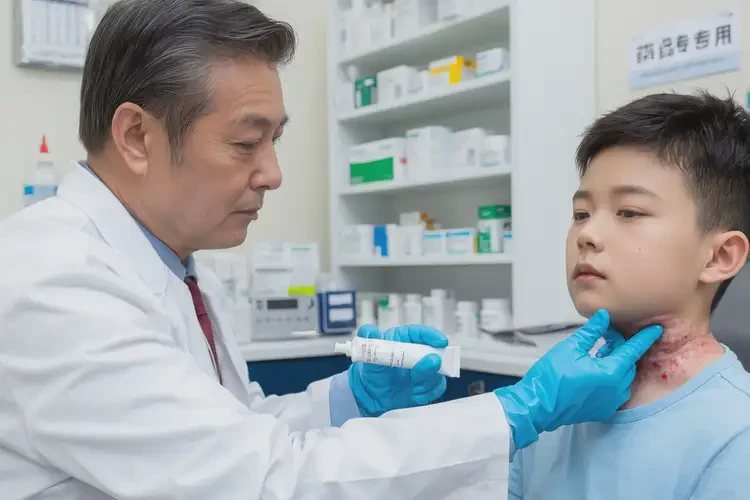 孩子脖子上經(jīng)常長濕疹能夠徹底治愈嗎(圖3)