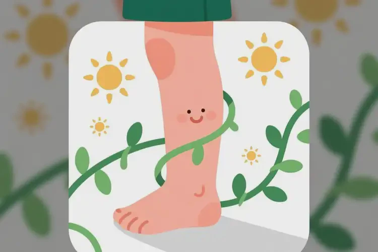 小学生大腿起湿疹能够彻底治愈吗(图1)