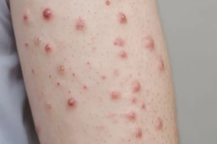 青年人身上起濕疹不管它會(huì)自己痊愈嗎(圖4)