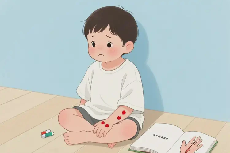 孩子手上容易長濕疹不管它會自己自愈嗎(圖3)