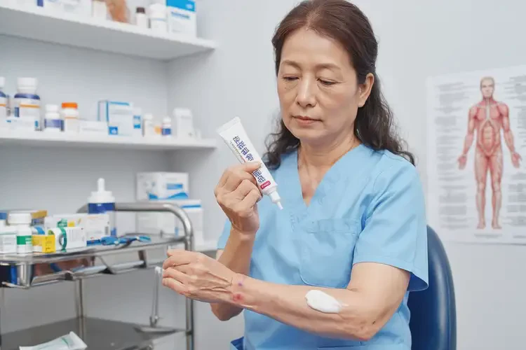 女生全身長(zhǎng)濕疹不管它會(huì)自己自愈嗎(圖1)