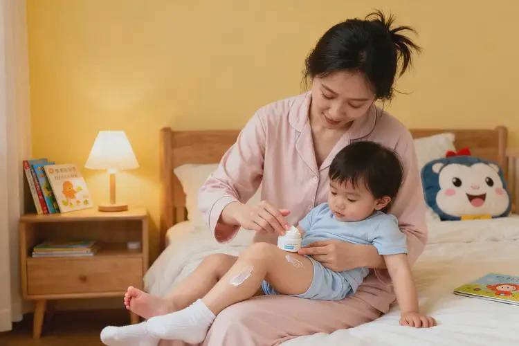 小兒大腿偶爾長濕疹不管它會自己痊愈嗎(圖1)